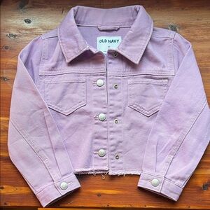 Old Navy Kids Lavender Jean Jacket
